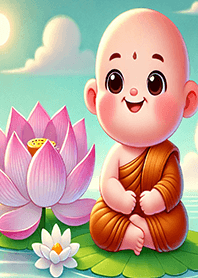 可愛小沙彌