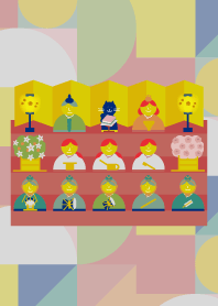 POP colored OHINA-SAMA