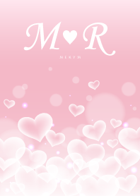Initial -M&R- Heart cloud