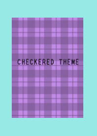 DUSTY PURPLE CHECKERED THEME/BLUE GREEN
