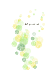 dot pattern4 - watercolor painting-
