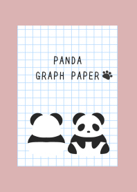 PANDA GRAPH PAPERj-DUSTY PINK