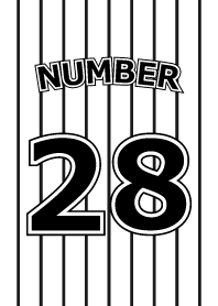 Number 28 stripe version