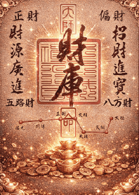 Golden Luck Heaven Talisman 3