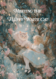 Meeting the Fluffy White Cat