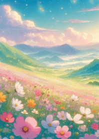 Beautiful nature  flower field no.25