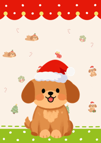 คริสต์มาสของลูกสุนัขแสนร่าเริง