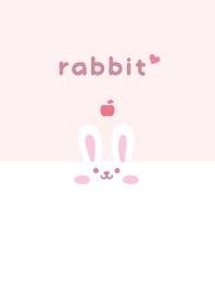 Rabbits. Apple [Pink]