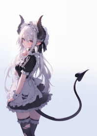 可愛的小惡魔女僕