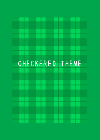 GREEN CHECKERED THEME-GREEN