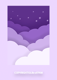 starry night: purple
