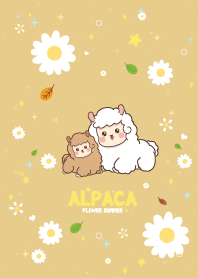 Alpaca Flower Summer Yellow