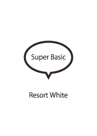 Super Basic Resort White