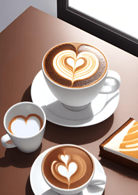 Coffee strawberry chocolate cake A23333