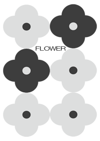 FLOWER GRAY Theme
