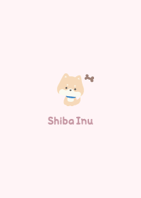 Shiba Inu3 Bone - Pink2