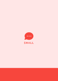 Small Button / Red&Pink