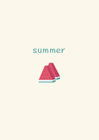 夏天的冰涼西瓜