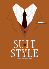 SUIT STYLE -Men's Business Suits- Brown