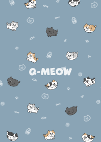 Q-meow2 - pale blue