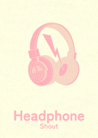 Headphone_shout Shell pink