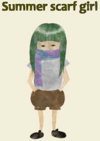 summer scarf girl