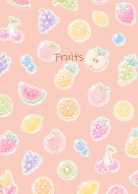 Puffy fruits red & yellow