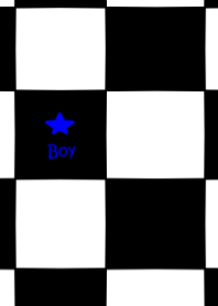 黒白格子【男生】