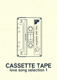 Cassettetape_love Tauny olive