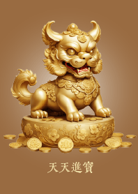 Make treasure every day (Golden Pixiu)