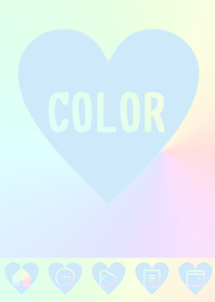 blue color rainbow  F20