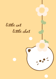 little cat with little flower 41