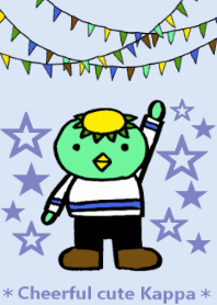 Cheerful cute Kappa