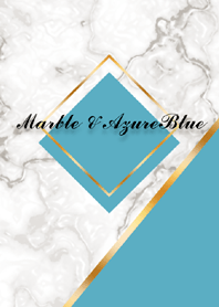 marble & azure blue