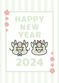 祝賀新年　黃道十二宮 龙 -2024- 59