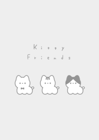Kitty Friends /light gray