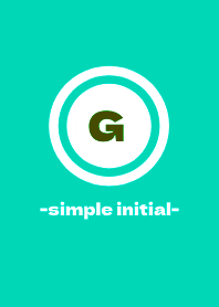 simple initial-G- THEME 92