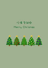 哈囉聖誕樹(霧灰綠)