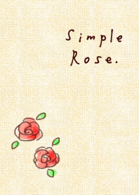 簡單的玫瑰米色