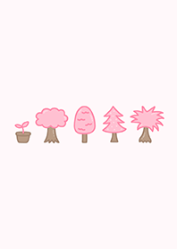 pink tree nature