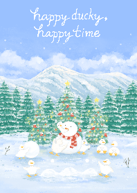 Happy ducky, happy time