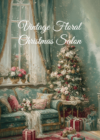 Vintage Floral Christmas Salon