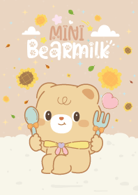 น้องหมีชานม มินิ - ทานตะวัน