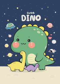 Dinosaur Cute : Navy
