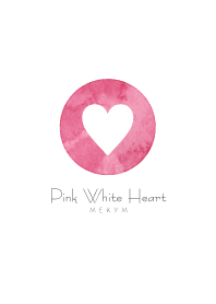Pink White Heart
