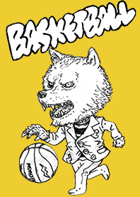 ハロウィン忘れた狼男　バスケットボール