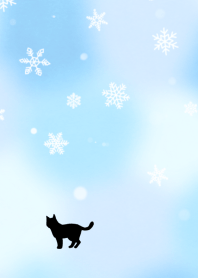 Fluffy Snowflakes and cats