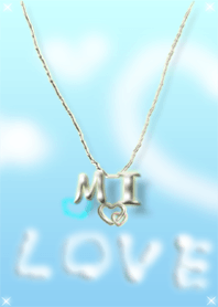 イニシャル M&I(ブルー2)左側