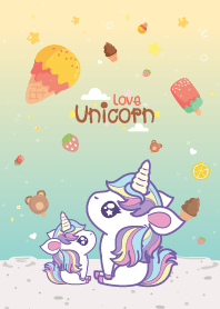 Unicorn Love Ice Cream Sweet