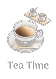 飲料002 【紅茶×白色】